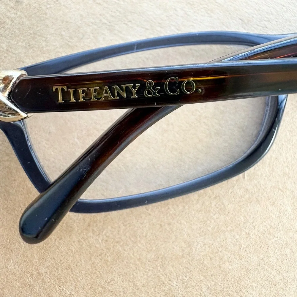 Tiffany & Co TF 2036 8099 Eyeglasses Flame Women 52mm Dark Blue Transparent